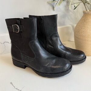 Born Women's Leather Combat Booties